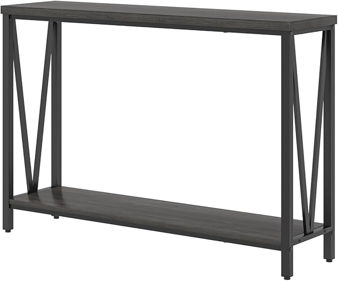 FOLUBAN Console Table for Entryway, Modern Sofa Table Behind Couch, Narrow - Image 9