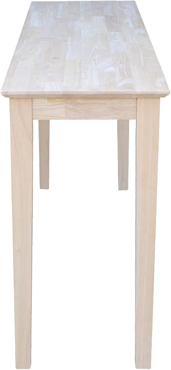 IC International Concepts Extended Length Shaker Console Table, Kitchen/Dining - Image 9