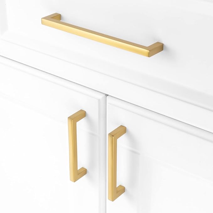 KOOFIZO 30-Pack Solid Square Bar Cabinet Handle - Image 3