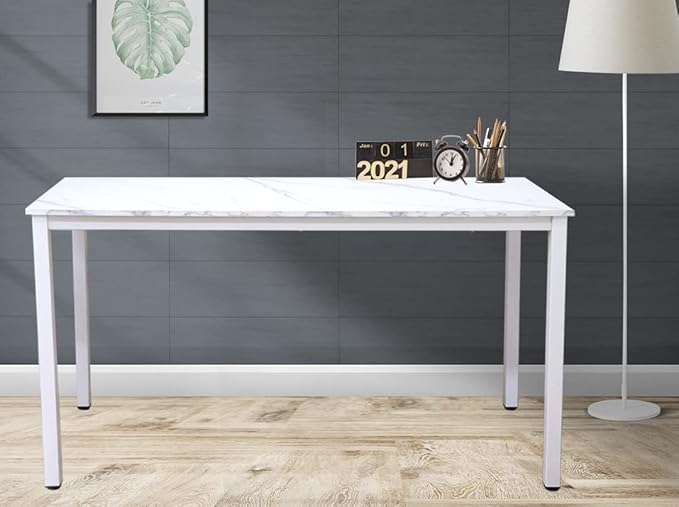 55 inch Large Computer Desk Wood, Modern Simple Style Desk - Image 7