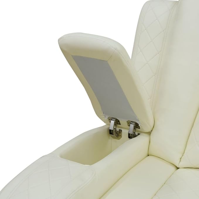 Electric Power Recliner Loveseat Set Living Room Furniture, Comfy Home Theater - Image 3