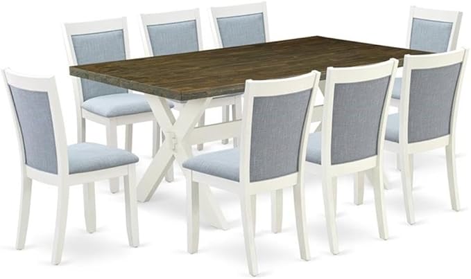 East West Furniture X077MZ015-9 9 Piece Dining Room Furniture Set Includes a by EastWestFurniture