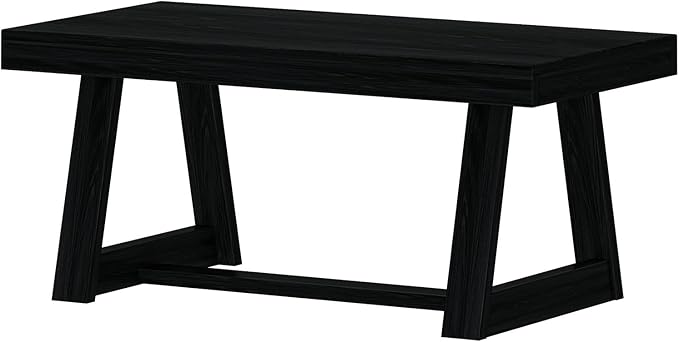 Plank+Beam Classic Rectangular Coffee Table, 40 Inch Farmhouse Coffee Table - Image 3