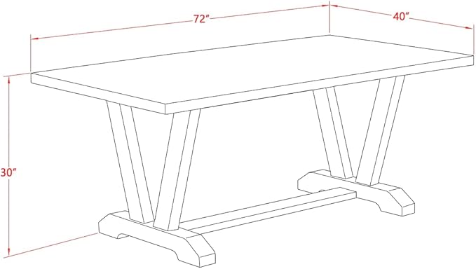 East West Furniture V627DR124-5 5 Piece Dining Room Table Set Includes a - Image 14