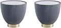 Manhattan Comfort Anderson Modern 18" Round End Table 2.0 | Ceramic Marble by ManhattanComfort