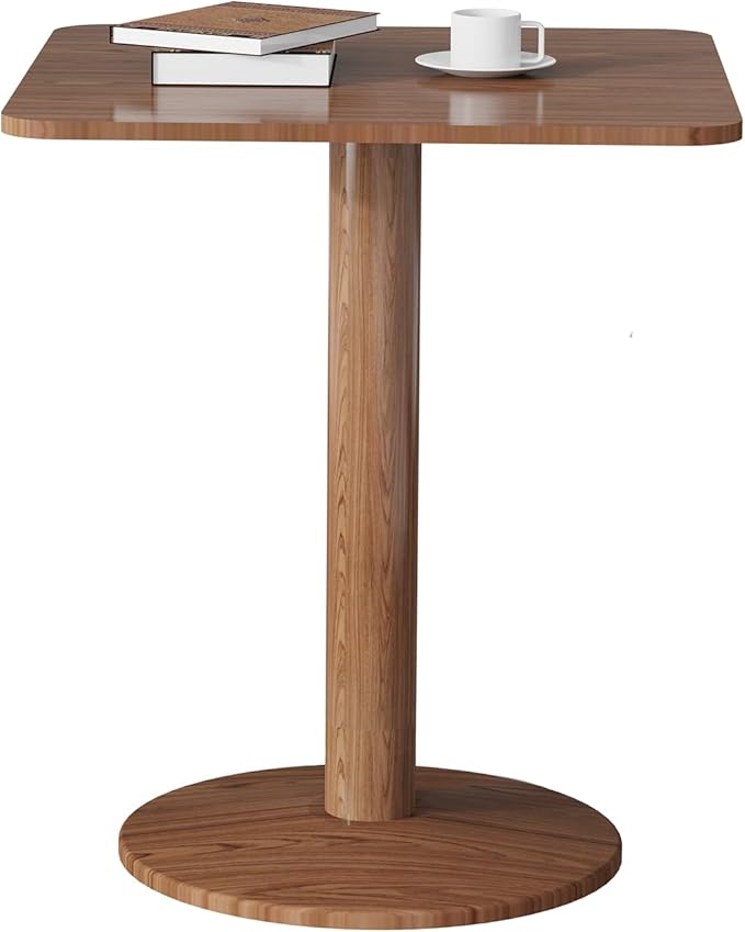 23.62" Mid-Century Modern Square Dining Table - Image 7