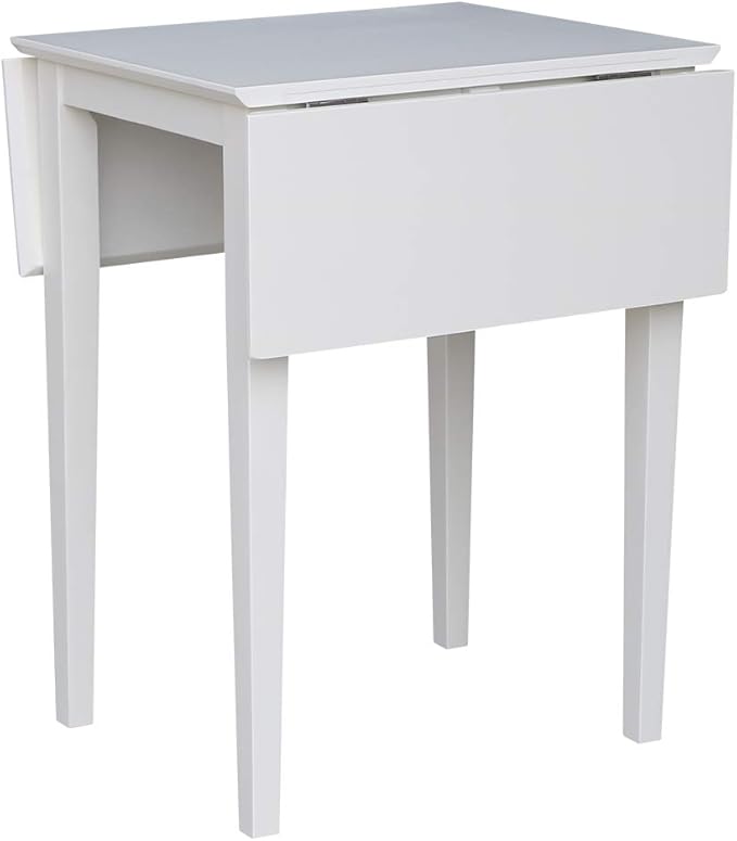 IC International Concepts, Solid Wood Small Drop Leaf Dining Table, Solid Real - Image 12