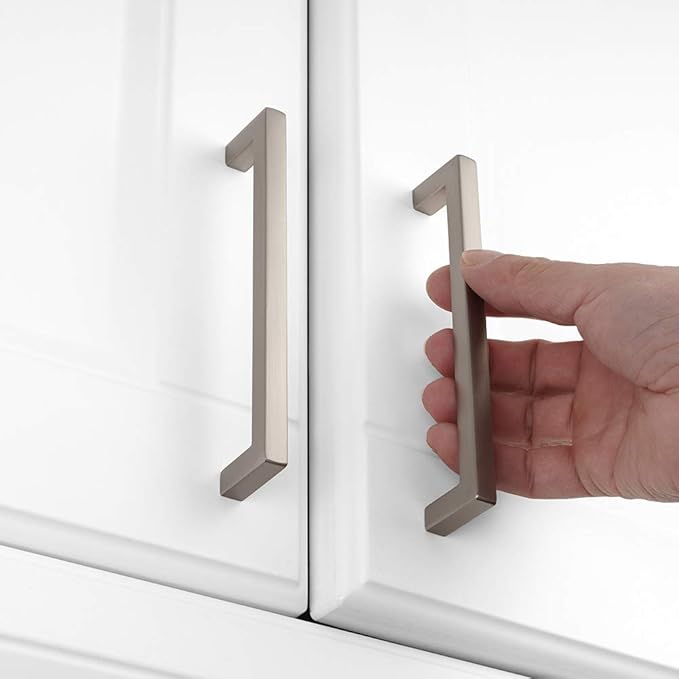 KOOFIZO 30-Pack Solid Square Bar Cabinet Handle - Image 3