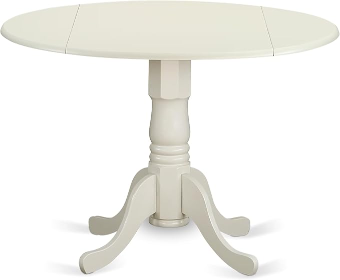 East West Furniture DLAD5-LWH-LC 5 Piece Modern Dining Table Set Includes a - Image 3