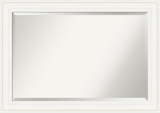 Amanti Art White Bathroom Mirror by AmantiArt