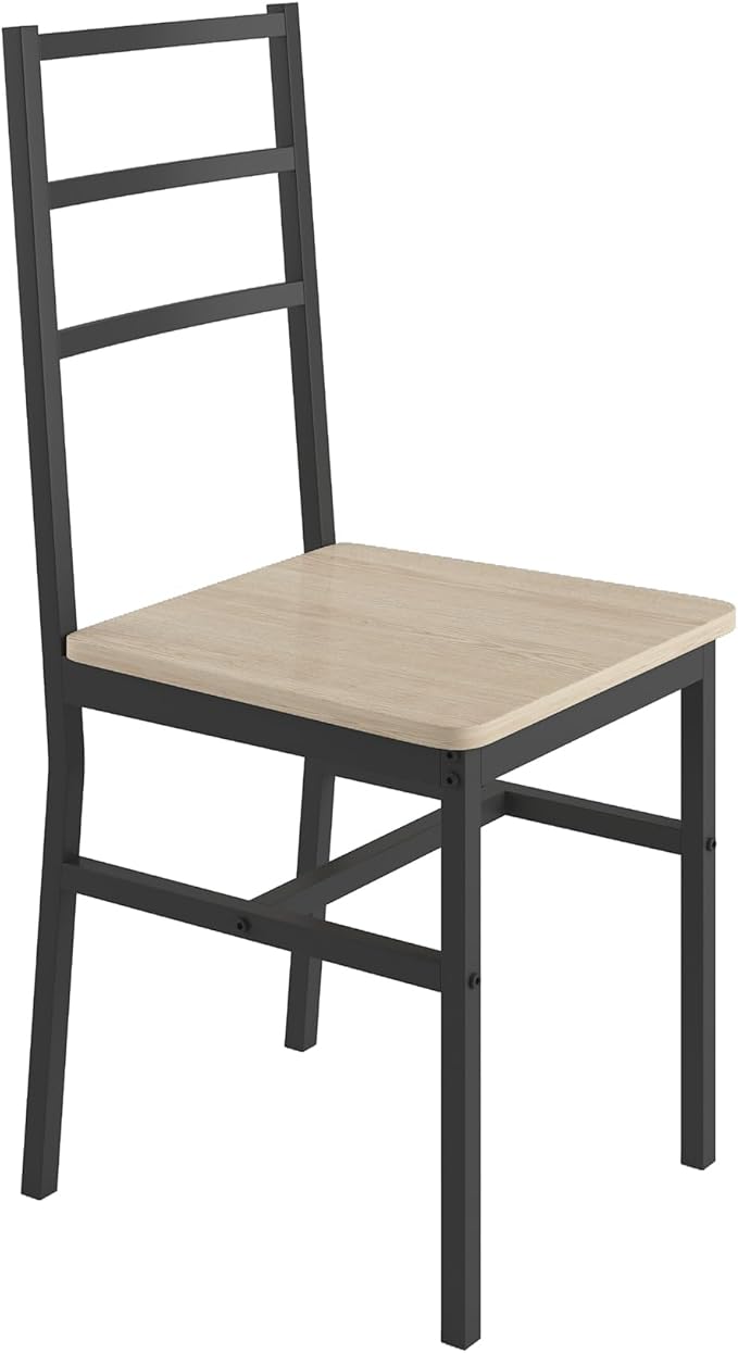 5-Piece Dining Table Set with 4 Chairs, 47.2" Kitchen Table Chairs Set of 4 - Image 6