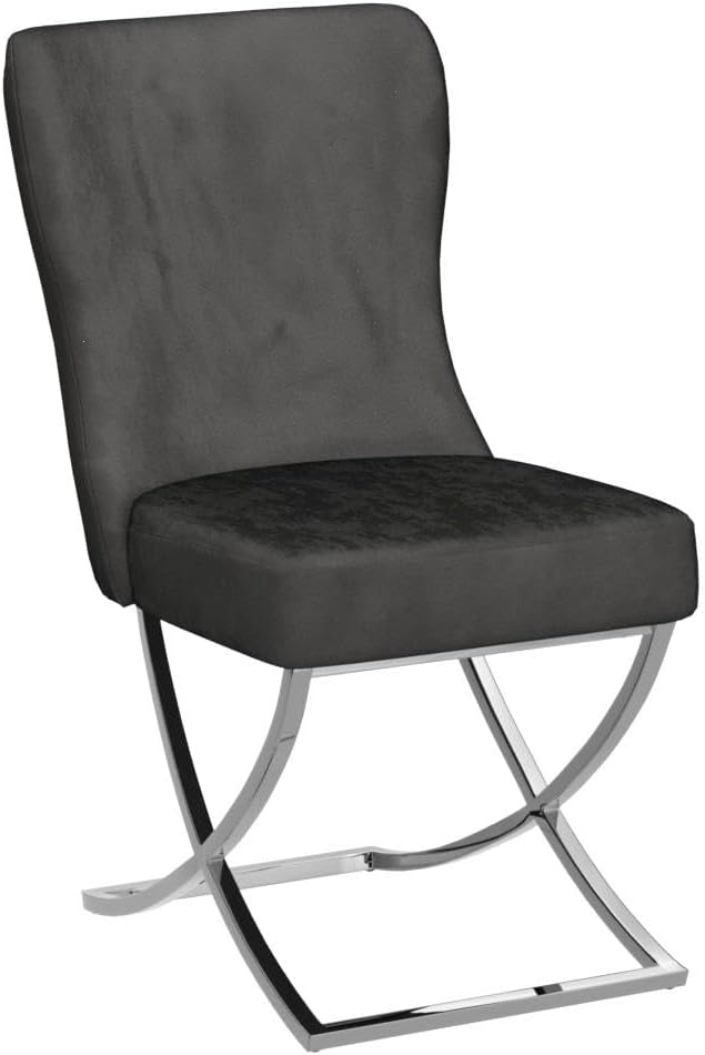 Ottomanson Royal Dining Chairs Set of 2 – Upholstered Tufted Microfiber - Image 7