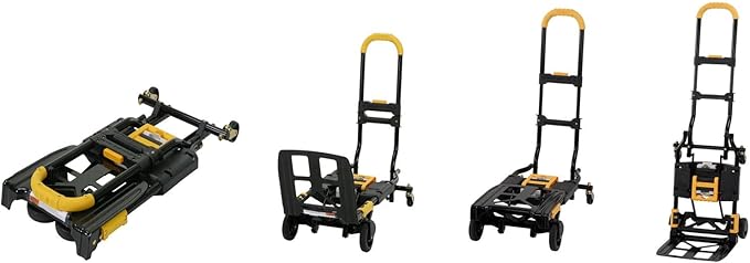 COSCO 12225YGB1E 2-in-1 Folding Hand Truck, 300 lb. Capacity - Image 6