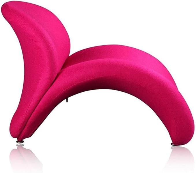 Manhattan Comfort Rosebud Fuchsia Wool Blend Accent Chair - Image 5