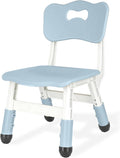 Kids Height Adjustable Toddler Chair Max Load 220LBS Plastic Indoor Outdoor by JIAOQIU