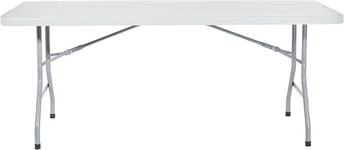 Office Star Resin Multipurpose Rectangle Folding Table - Image 5