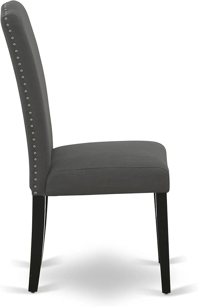 East West Furniture LGEN5-BLK-20 5 Piece Dinette Set Includes a Rectangle - Image 9