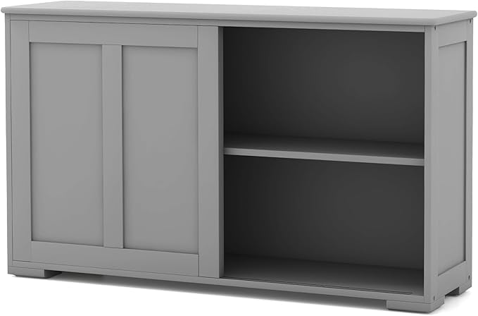 Costzon Sideboard Buffet Cabinet, Wooden Kitchen Storage Cabinet - Image 6