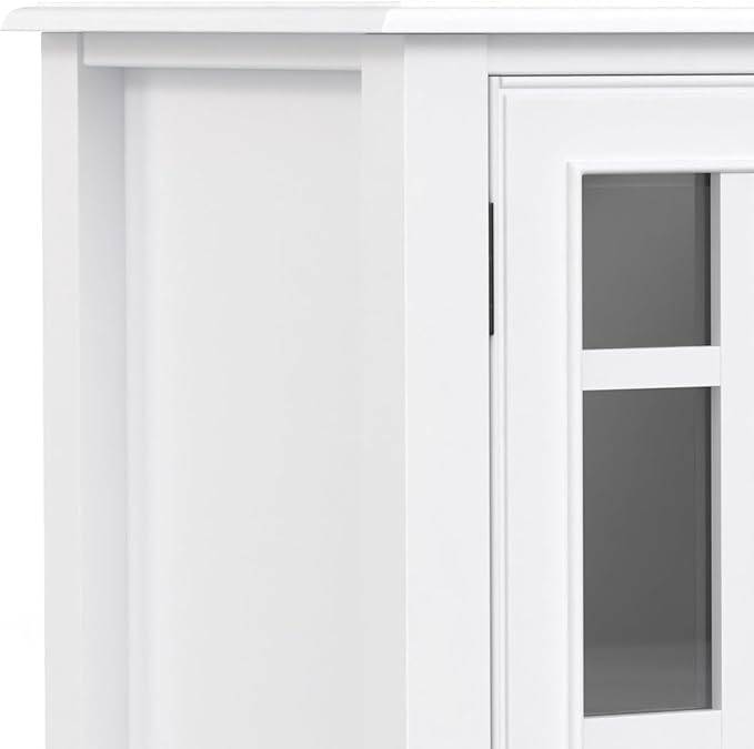 SIMPLIHOME Connaught SOLID WOOD 60 inch Wide Traditional Wide Storage Cabinet - Image 7