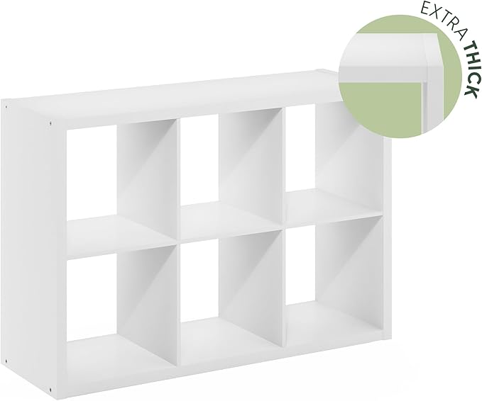 Furinno Cubicle Open Back Decorative Cube Storage Organizer - Image 6
