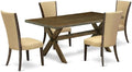 East West Furniture X777VE703-5 5 Piece Dining Set Includes a Rectangle Dining by EastWestFurniture