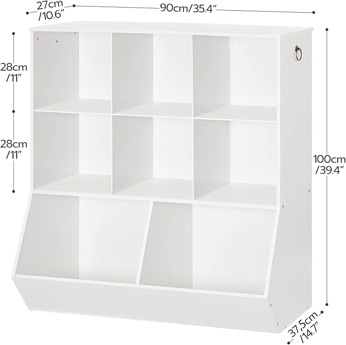 HOOBRO Kids Bookshelf, Toy Storage Organzier - Image 3