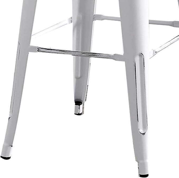 AC Pacific 30” Metal Barstool Set of 2 – Country Rustic Style - Image 8