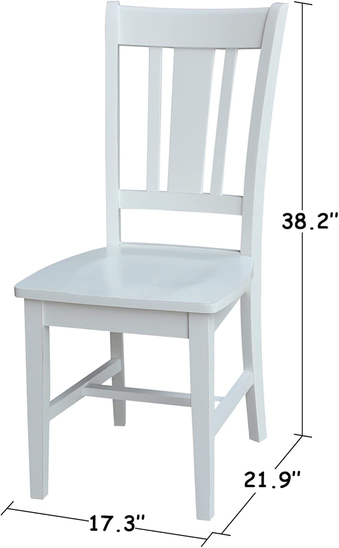IC INTERNATIONAL CONCEPTS San Remo Splatback Chair, Elegant Dining Room - Image 3