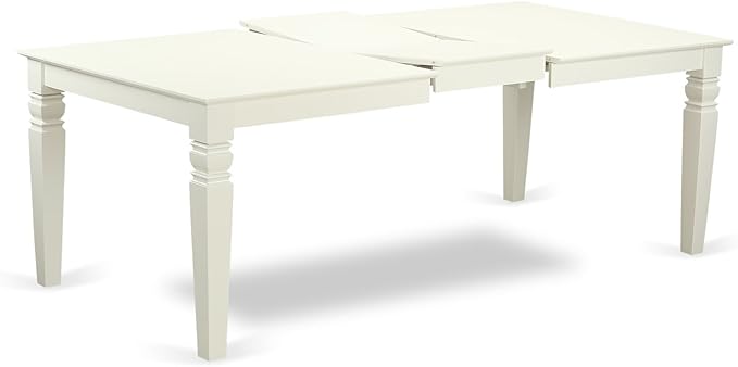 East West Furniture LGBR5-LWH-02 5 Piece Dining Room Table Set Includes a - Image 4