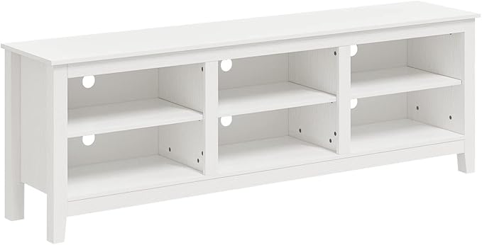Panana TV Stand with 6 Cubby for 75 inch TV, Television Stands Entertainment - Image 8