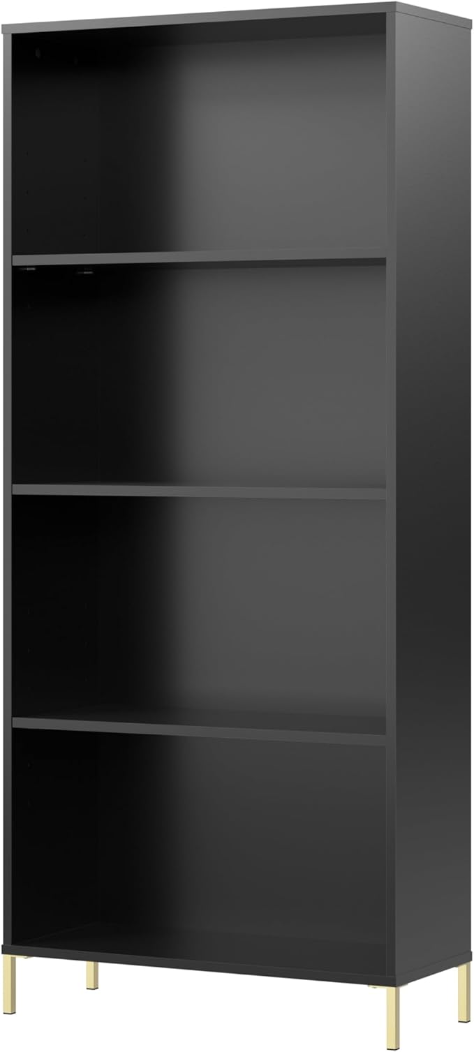 Bush Home Essence 4 Shelf Bookcase, Living Room Furniture, Essence Collection by BushHome