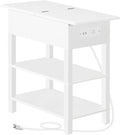 HOOBRO End Table with Charging Station, Flip Top Side Table with USB Ports by HOOBRO