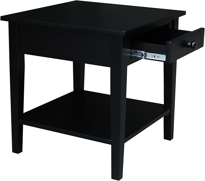 IC INTERNATIONAL CONCEPTS Solid Wood Spencer End Table - Image 8