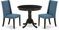 East West Furniture ANFL3-ABK-21 3 Piece Modern Dining Table Set Contains a by EastWestFurniture