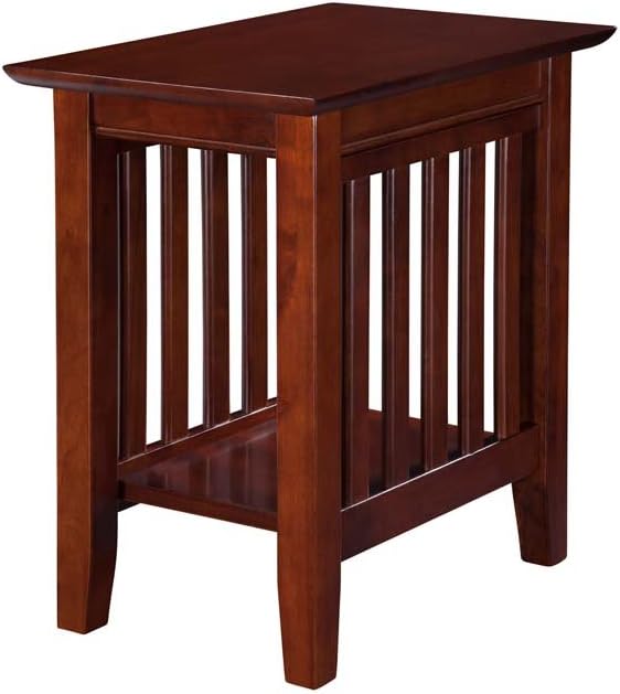 AFI Mission Chair Side Table in Walnut by AFIFurnishings