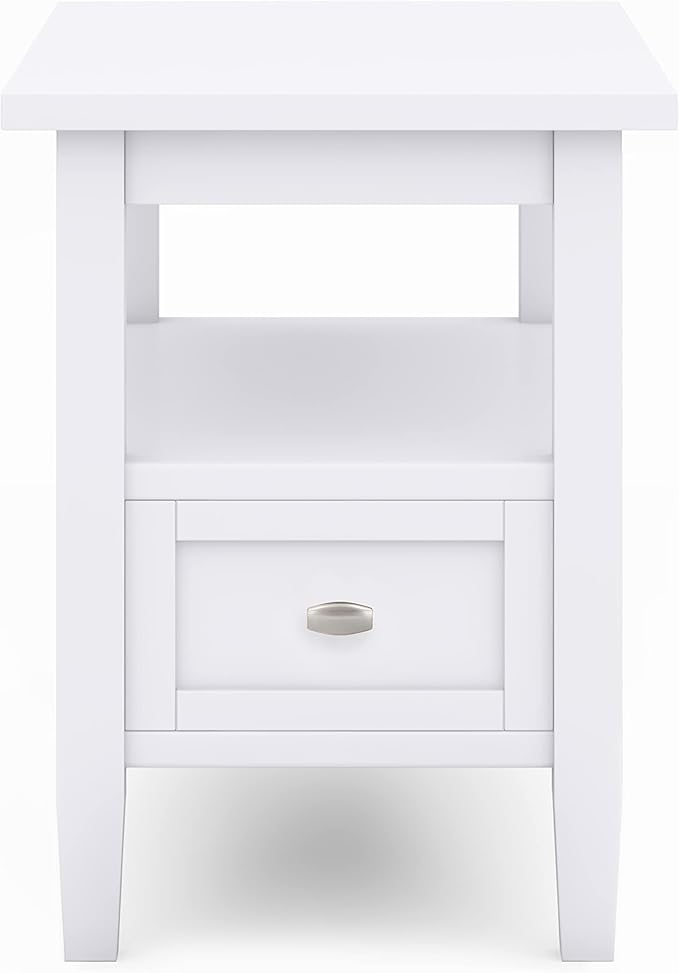 SIMPLIHOME Warm Shaker SOLID WOOD 14 inch Wide Rectangle Transitional Narrow - Image 5