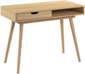 Bush Furniture Nora 40W Writing Desk in Natural Oak | Computer Table by BushHome