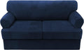 H.VERSAILTEX Sofa Cover 3 Piece T Cushion Loveseat Slipcovers Thick Velvet by HVERSAILTEX