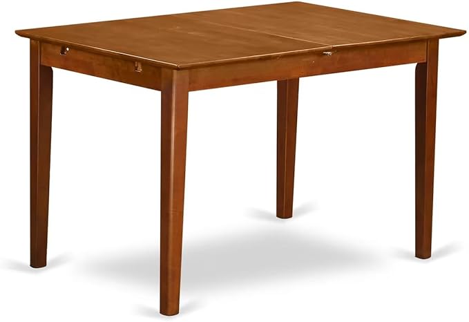 East West Furniture PSNA7-SBR-W 7 Piece Kitchen Table Set Consist of a - Image 3