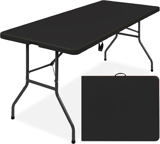 Simpli-Magic 6ft Portable Plastic Folding Table – 17% Thicker Than Others – by SIMPLI-MAGIC