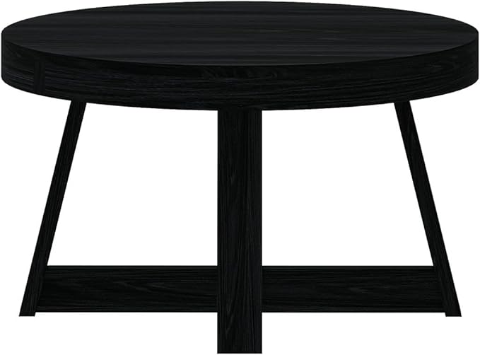 Plank+Beam Classic Round Coffee Table, 30 Inch Farmhouse Coffee Table, Mini - Image 4