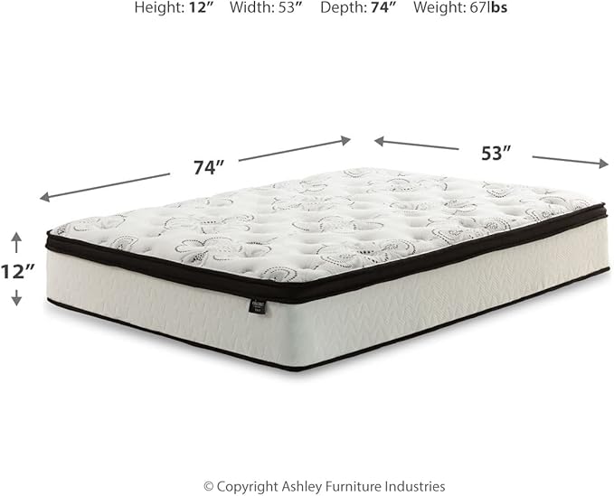 Signature Design by Ashley Full Size Chime 12 Inch Medium Firm Hybrid - Image 2