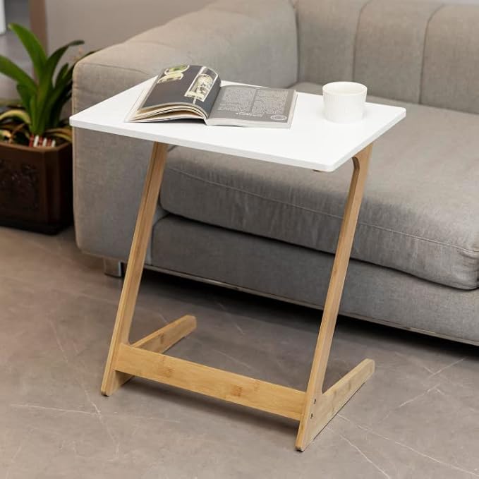 Forevich Bamboo Modern Tv Trays Table - Image 4