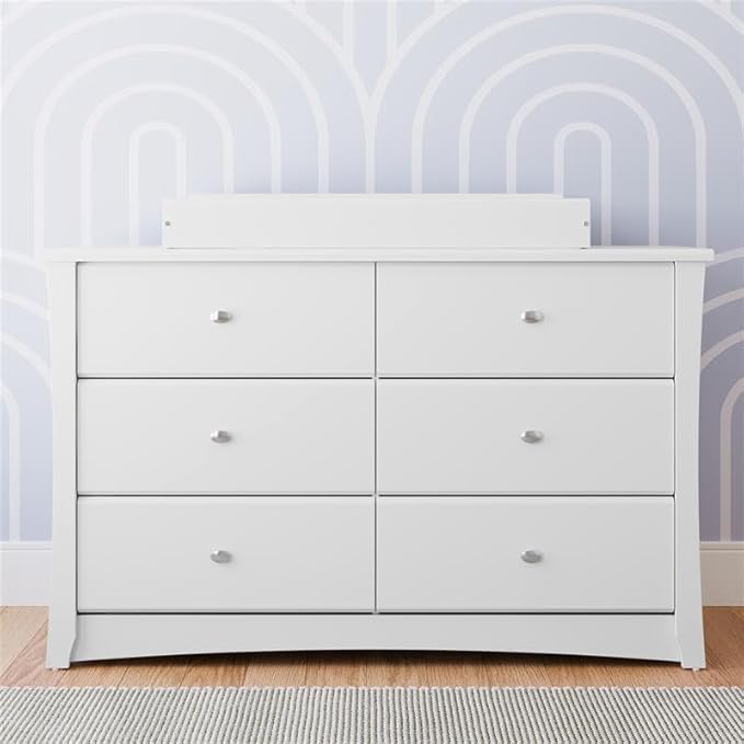 Storkcraft Crescent 6 Drawer Double Dresser – GREENGUARD Gold Certified - Image 2