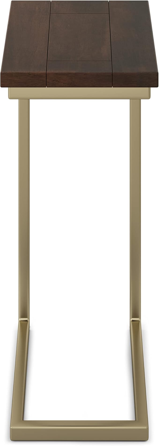 SIMPLIHOME Skyler 18-inch Wide Solid Mango/Metal Industrial C-Shaped End Table - Image 4