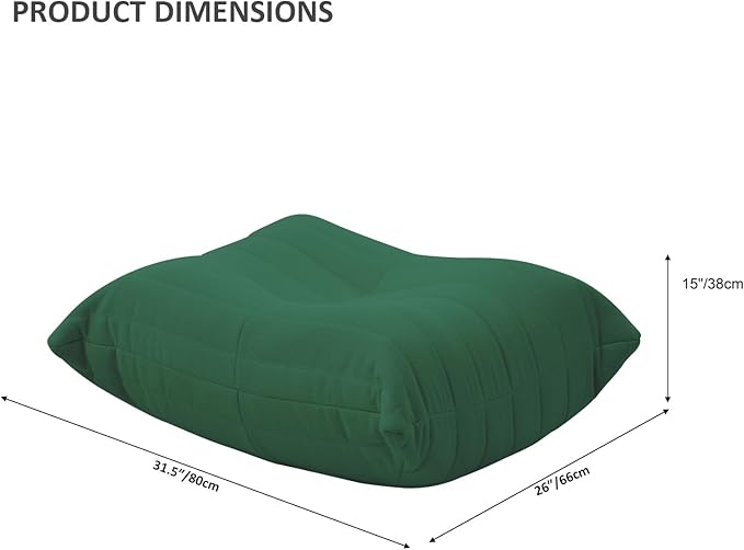 Luxury Ottomans, Modern Square Foot Rest - Image 2