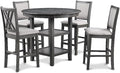 New Classic Furniture Amy 5-Piece Counter Dining Table Set by NewClassicFurniture
