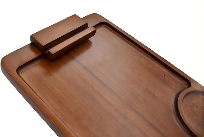 Couch Arm Tray Table Clip on Sofa, Armrest TV Tray Table by NAVREX