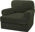 H.VERSAILTEX Sofa Cover 2 Piece T Cushion Armchair Slipcovers Thick Velvet by HVERSAILTEX