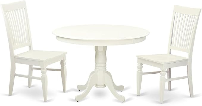 East West Furniture HLWE3-LWH-W 3 Piece Dinette Set by EastWestFurniture